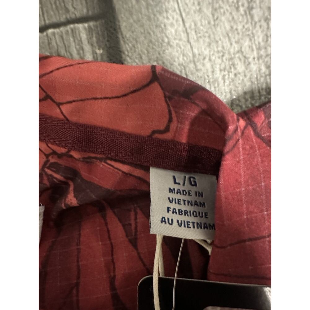 NWT Men's Tommy Bahama Burgundy Washington Commanders Coast Nuevo Shirt Large - Picture 5 of 9